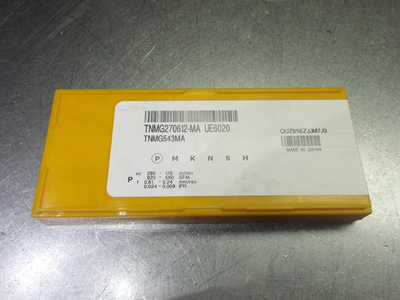 Mitsubishi Carbide Inserts QTY10 TNMG543MA/TNMG270612-MA UE6020 (LOC1082B)