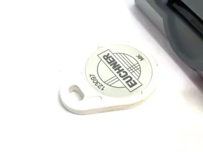 USED EUCHNER ELECTRONIC KEY PROFINET ADAPTER EKS-A-IIX-G01-ST02/03 W/ KEY