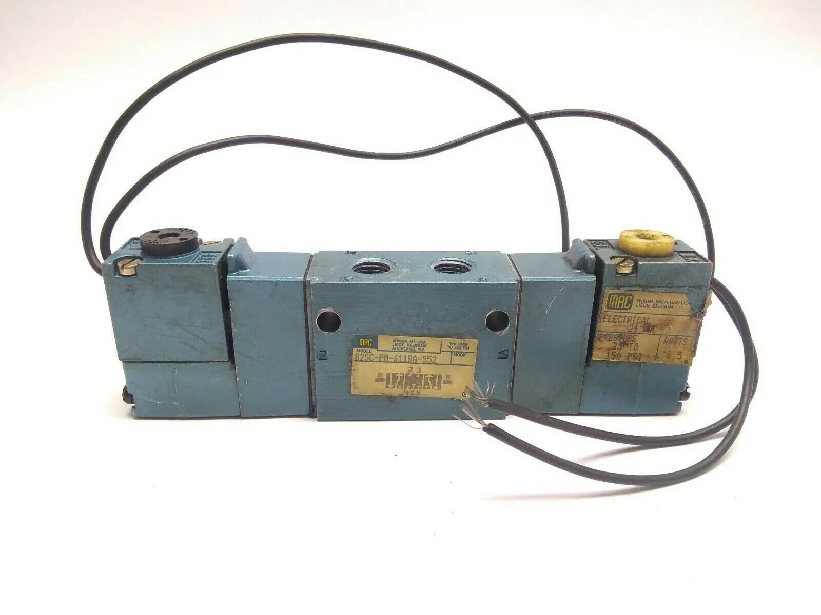 USED MAC VALVES CLOSED CENTER VALVE