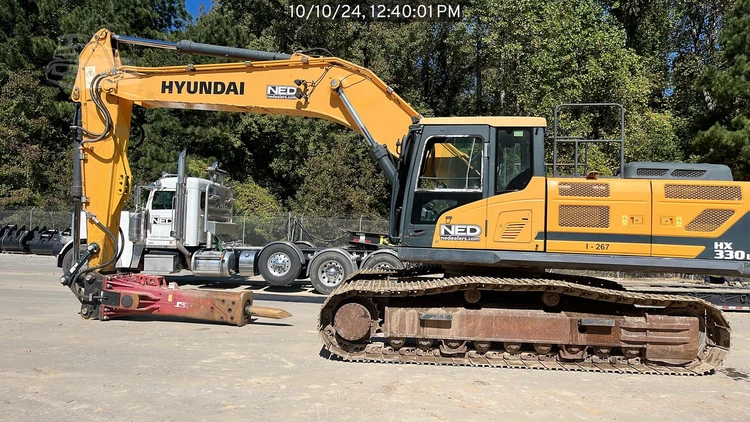 Used 2017 HYUNDAI HX330L Crawler Excavators North Carolina US | National Equipment Dealers #1436885