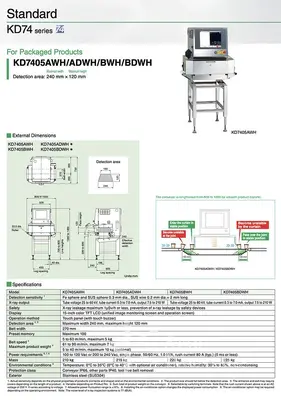 Used ANRITSU KD7405AWH X-Ray Machines California US | Star Industries #1254357