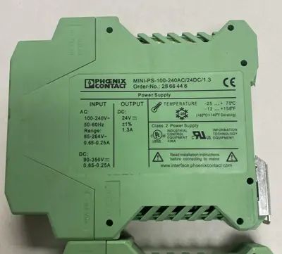 Used PHOENIX CONTACT MINI-PS-100-240AC/24DC/1.3 Miscellaneous Equipment (Electrical & Power) | Surplus Asset Holdings #1199316
