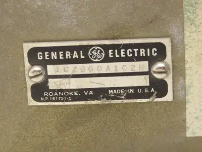 General Electric IC2960A102R DC Motor Switch and Speed Control Panel Mount