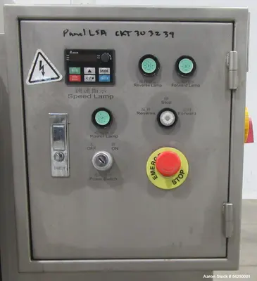 Used Shanghai Junyu JYC-500 Coating Drum for Sale – Stainless Steel, 1.5 HP Moto