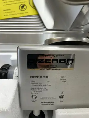 Bizerba GSPH 2025 Manual Gravity Slicer **NEW** in box
