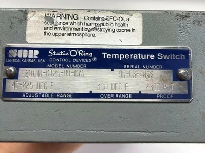 USED Static O Ring 201NN-K125-U9-C7A