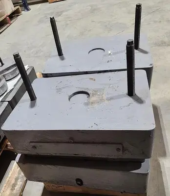 21" x 15" x 6 1/2" Vibro Pads / Isolation Mounts