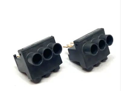 Used Schneider Electric 3‑Pole Line Terminal Block 63A 690V LOT OF 2 Circuit Breaker Parts Michigan US | Maverick Industrial Sales #1401775