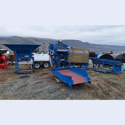 16in Dia. x 9.5ft Long Trommel Wash Plant