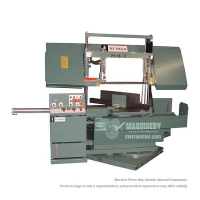 WF WELLS M-16-2 Horizontal Bandsaws Semi Auto | Sierra Victor Industries (1)