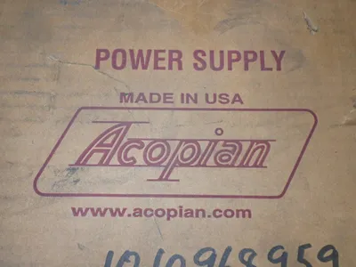 New | in-Stock ACOPIAN B24G500 DC Power Supplies Ohio US | HGR 24 #1132244