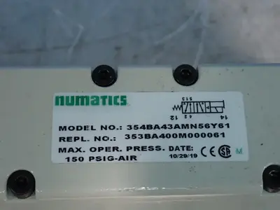 Used 2019 NUMATIC 354BA43AMN56Y61 Pumps Ohio US | HGR 24 #1047976