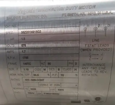 NEW BALDOR 35Z201N915G2