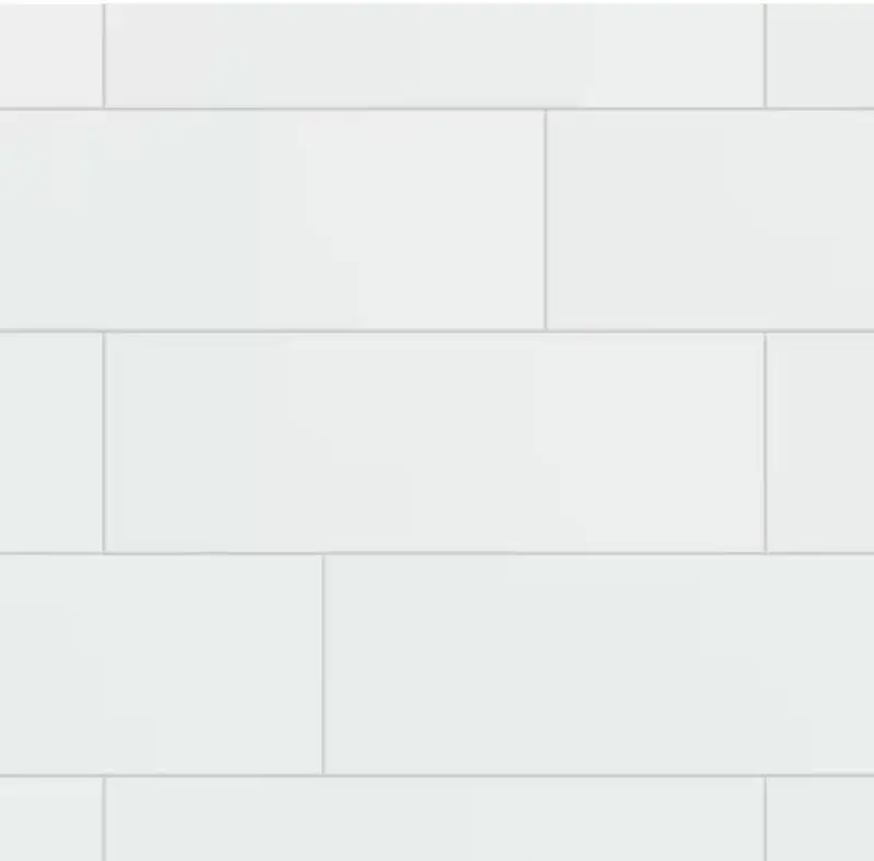 Daltile Restore Ceramic Wall Tile 8 x 24 in White 5 Boxes