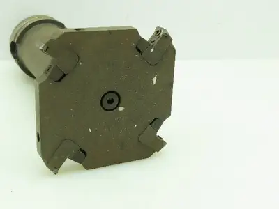 Erickson Boring Bar HSK63A Tool Holder Indexable 4-Insert .5"x 4" Sq Slot Cutter