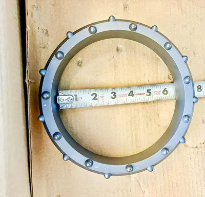 Used AFTERMARKET 6" DUAL ROTARY SHOE – 22 BALLISTIC BUTTON ASSEMBLY Drilling Attachments Pennsylvania US | East West Machinery & Drilling #1417918