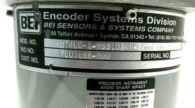 USED BEI MT40D-X-HSS1024N-256T-GD1-R-E-C22-X** ENCODER K001865-000