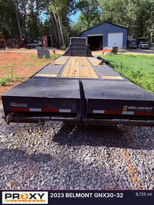 Used 2023 BELMONT GNX30-32 Flatbed Trailers North Carolina US | Proxy Equipment #1388875