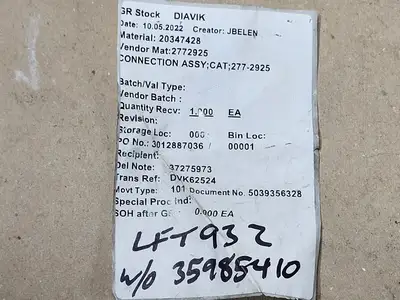NEW CAT 277-2925