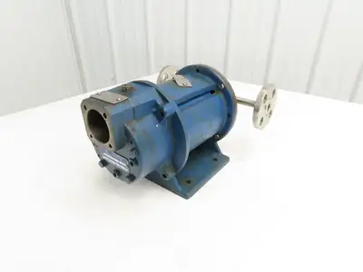 Liquiflo 33FL1 Magnetic Drive Gear Pump 1.45gpm 1/2" Flanged 5:1 Reducer 56C