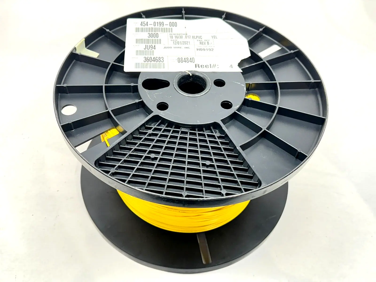 454-0199-000 | Judd Wire  Wire 18AWG 16/30 .017 XLPVC H09192 3000ft Spool - New Other