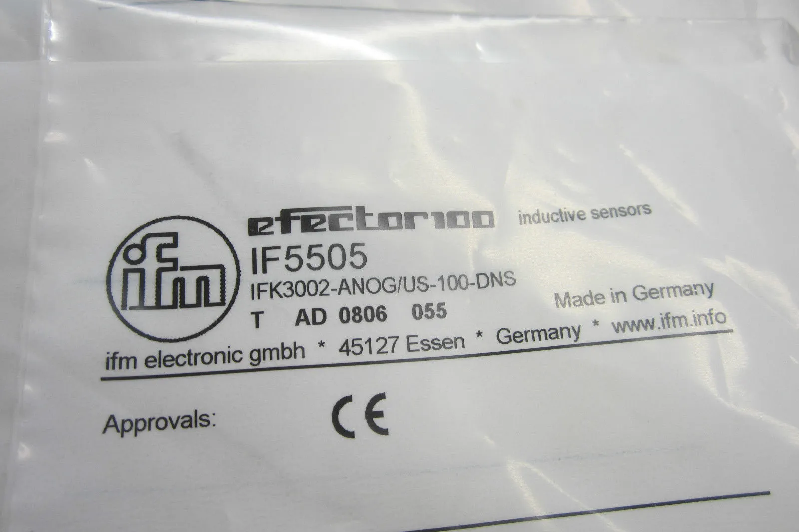 NEW EFECTOR IF5505 PROXIMITY SWITCH