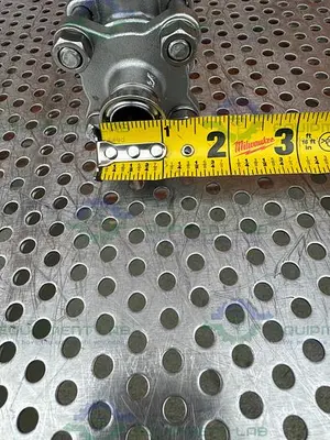 USED FNW FIGURE 330A STAINLESS STEEL BALL VALVE W/ 3/4" SANITARY FITTING
