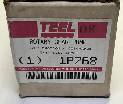 Used TEEL 1P768 Rotary Pumps Ohio US | Surplus Asset Holdings #1247692