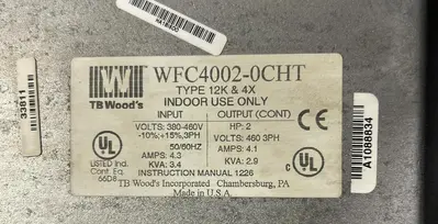 USED TB WOOD'S WFC4002-0CHT