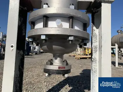 USED USF Filtration & Separations Group 8" USF Filtration Filter, S/S & PFA Lined, 150#