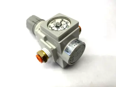 USED SMC PNEUMATIC MODULAR REGULATOR 1/4" NPT