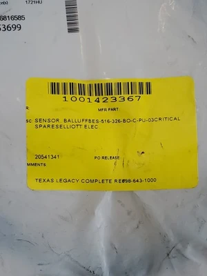 NEW Balluff BES 516-326-BO-C-PU-03