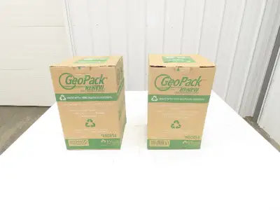Pregis 480854 GeoPack Renew Pre-Crumpled Paper 12"x1500' Packaging Lot of 2