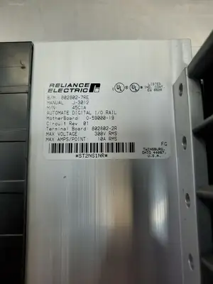 Used Reliance Electric 45C1A AutoMate Digital I/O Rail, (802802-7RE) PLC Chassis South Carolina US | Palmetto Automation #1543851