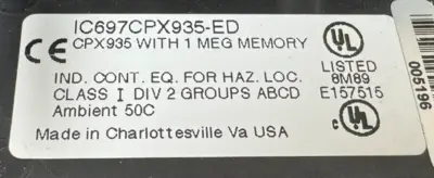 NEW GE FANUC IC697CPX935