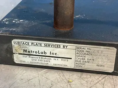 Used METROLAB INC _UNKNOWN_ Granite Surface Plates Ohio US | HGR 24 #1291801