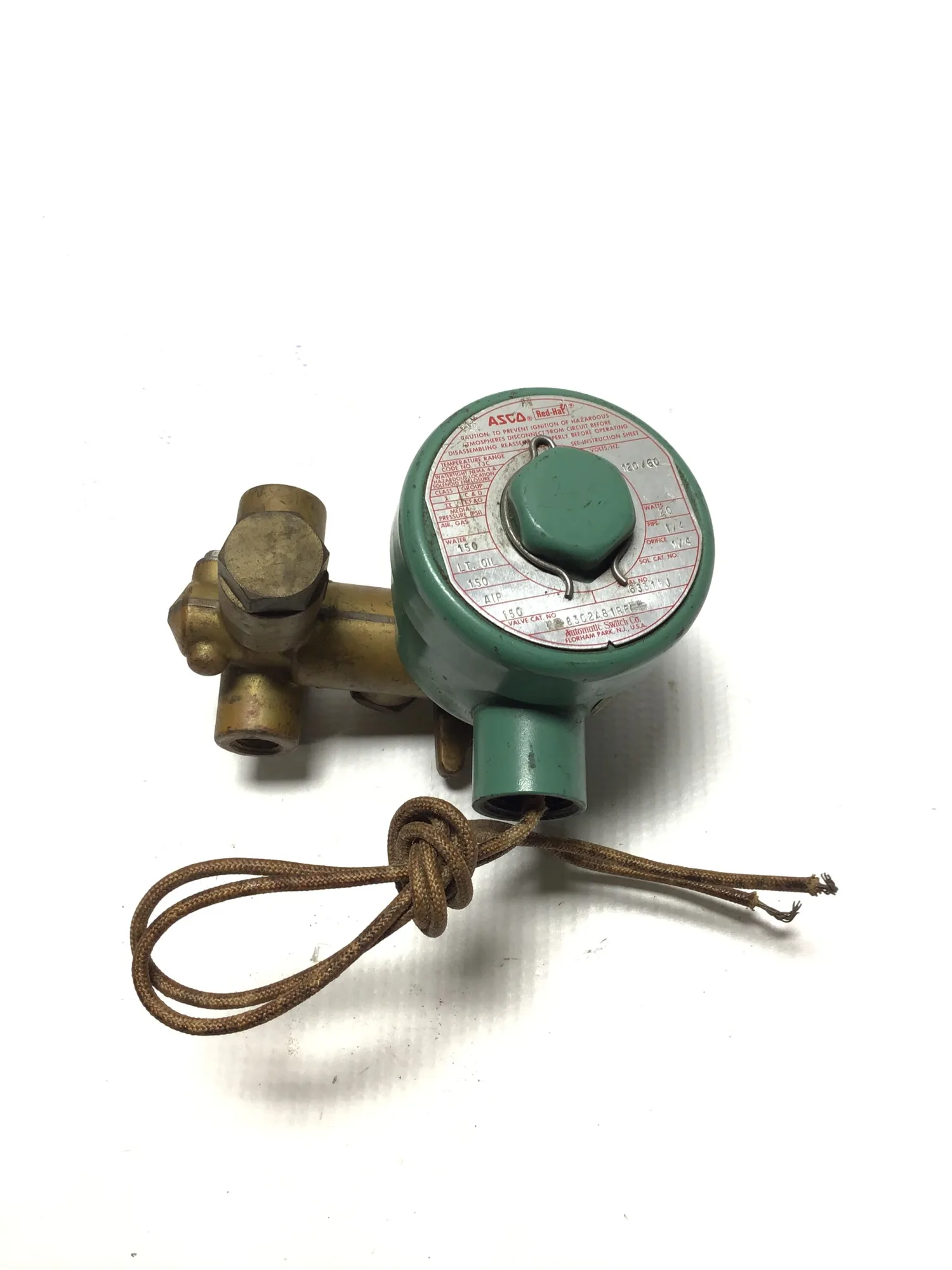 Asco 8302A81RF Solenoid Valve