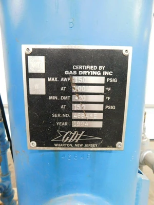 Used GDI Does Not Apply Dehumidify Desiccant Dryers Ohio US | Equipment Recovery Corp. #1331272
