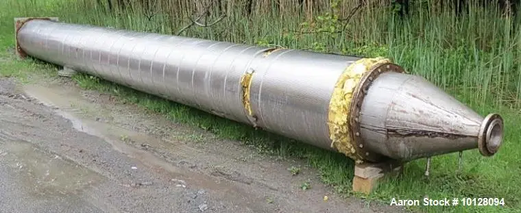 Used APV 24" x 28' Stainless Steel Desulphurizing Column | 15-Tray | Grape Juice SO2 Removal System