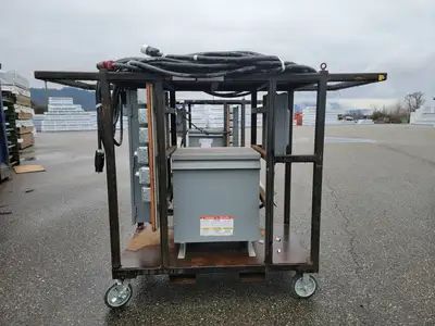 75 kVA Temporary Power Distribution Cart 600V Pri. 208Y/120V Sec.