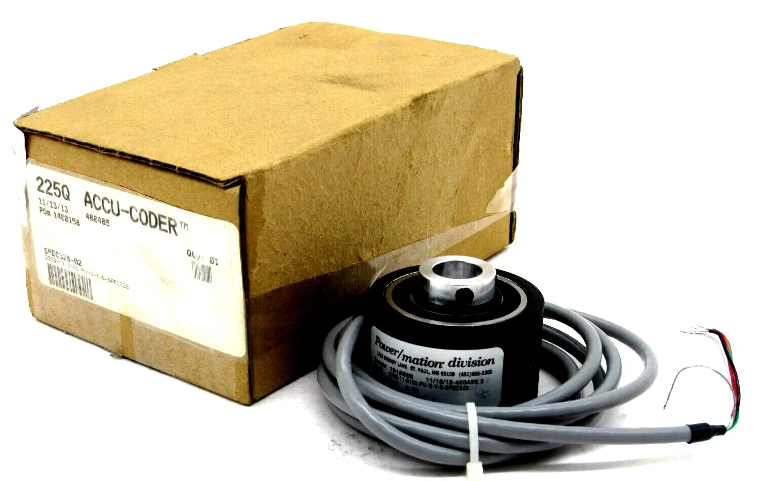 NEW ACCU-CODER 225Q-11-0100-PU-N-Y-S-SPEC325 ENCODER 225Q110100PUNYSSPEC325