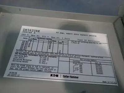 USED EATON DH362URK