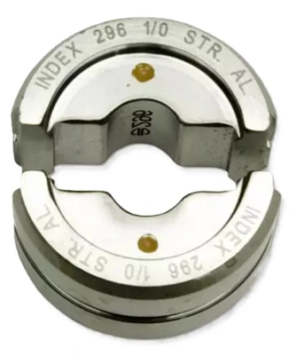 Burndy Hubbell U25ART 12 Ton U Crimper Die, Aluminum 1/0 AWG, Y35 Y39 Y46 Y784 [Refurbished]