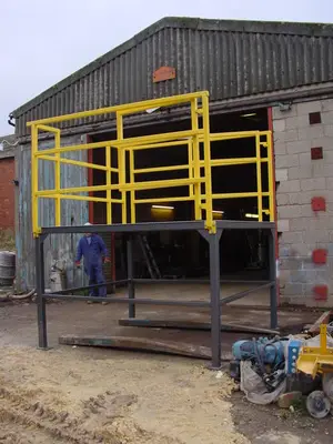 Mild Steel Access Platform For 1 Tanks