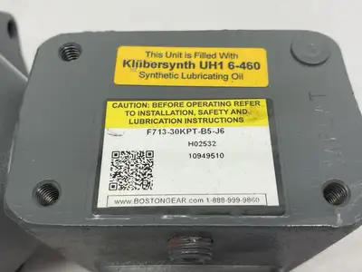 New | in-Stock Boston Gear C-Face AC Motor w/ F713-30KPT-B5-J6 Gear Reducer 30:1 Gearmotors Michigan US | Maverick Industrial Sales #1395051