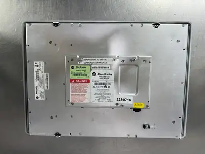 Allen-Bradley 2711P-B15C4D2 Panelview Plus 1500 w/ 2711P-RP2 Logic Module @2.5.5