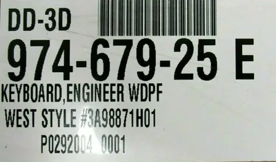 NEW WEST EKT-101 KEYBOARD 974-679-25E 3A98871H01 CDA434A017 EKT101