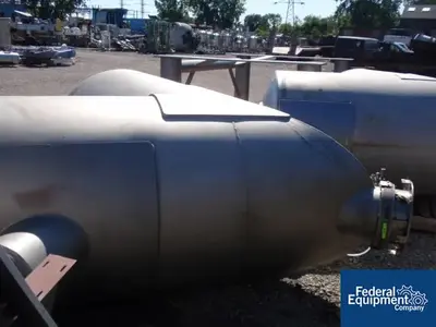 USED Patterson-Kelley 60 Cu Ft P-K Twin Shell Cross-Flow Twin Shell Blender, S/S, 115# Density