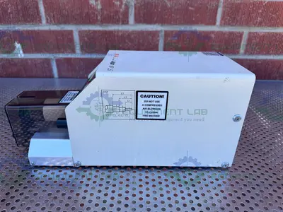 USED SCHLEUNIGER MP257 PROGRAMMABLE COAXIAL CABLE STRIPPING MACHINE