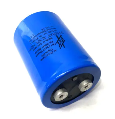 Used F&T Electrolytic Capacitor, 33,000µF-10+30%100V Capacitors Michigan US | Maverick Industrial Sales #1389442